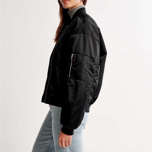 Nylon Bomber Jacket - Picture 5 of 12